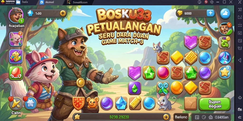 Gameplay BOSKU33 yang menarik dan penuh warna.