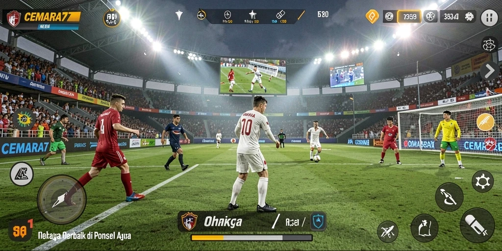 Tampilan gameplay seru dari CEMARA77 yang memukau.