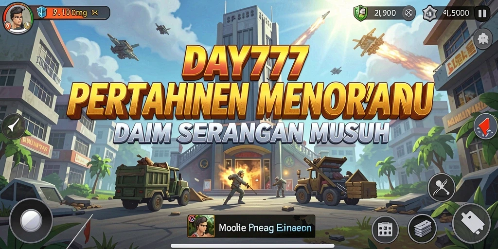 Tampilan gameplay <strong>DAY777</strong> dengan grafis menakjubkan dan aksi seru.