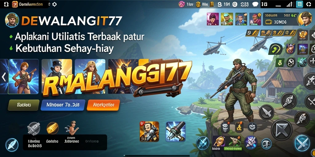 Tampilan antarmuka DEWALANGIT77 yang intuitif dan menarik.