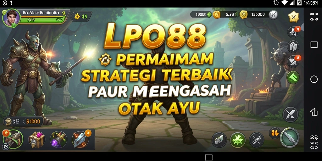 Tampilan gameplay menegangkan dalam LPO88 saat merencanakan strategi.