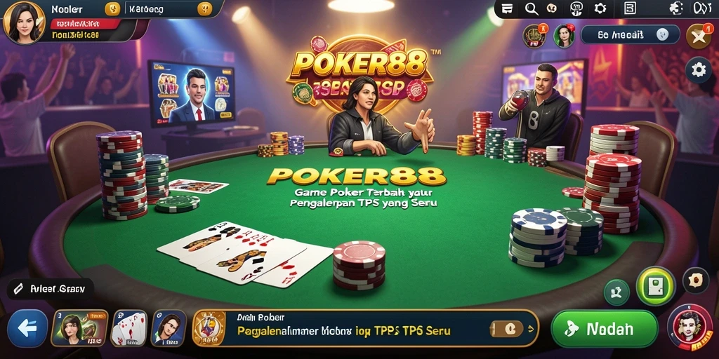 Gameplay seru poker di POKER88 dengan kompetisi menarik.