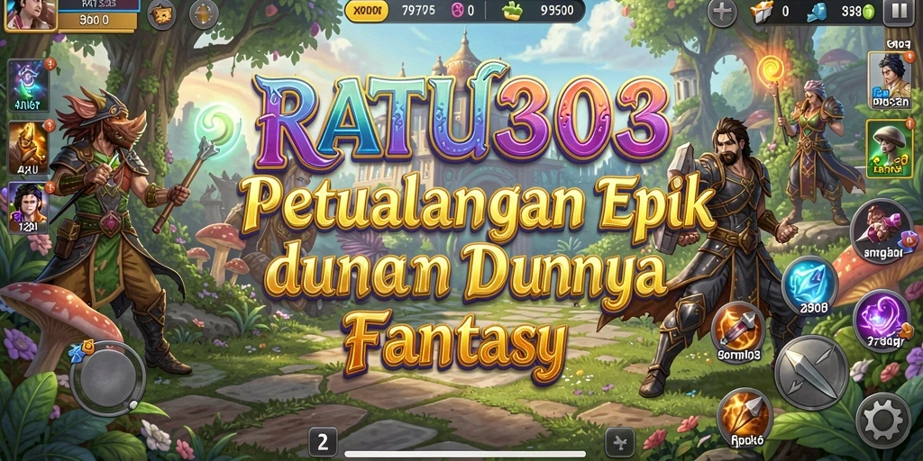 Tampilan gameplay yang menakjubkan dalam RATU303 dengan aksi RPG yang seru.
