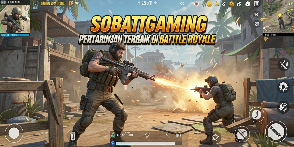 Gameplay intens di dalam SOBATGAMING dengan banyak aksi.