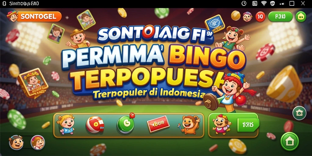Tampilan gameplay seru dari permainan Bingo SONTOGEL.